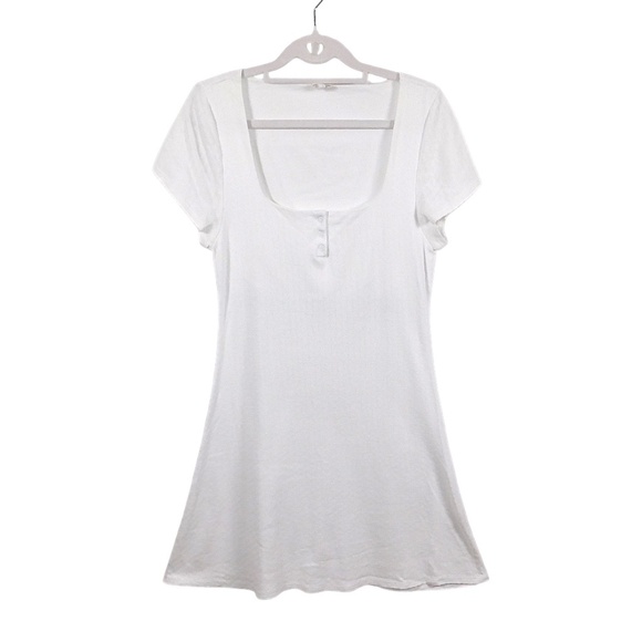 Skin Organic White Cotton Nightdress – Size 2 (Made in Peru) - Picture 1 of 11